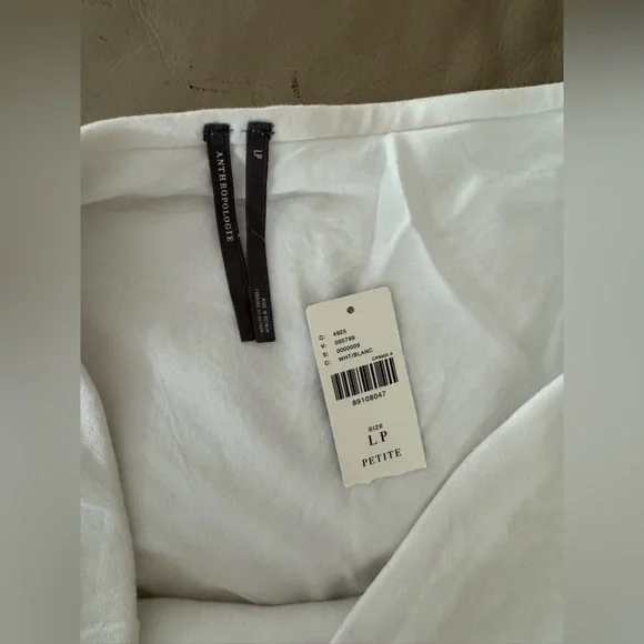 Anthropologie The Tilda Slip Skirt: Linen Edition. Size LP. MSRP $138 - Picture 14 of 15